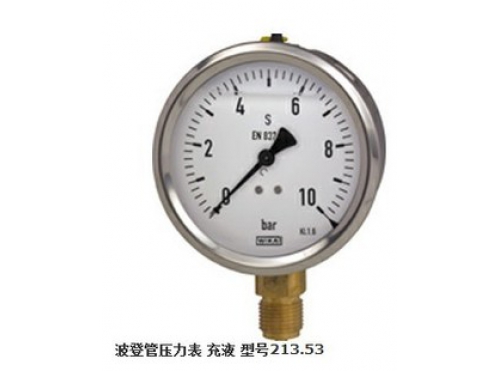 德國威卡壓力表 威卡壓力表 WIKA 壓力表 213.53波登管壓力表