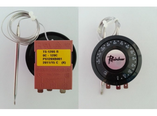 韓國rainbow彩虹溫控器0℃~120℃ TS-120SB-3P